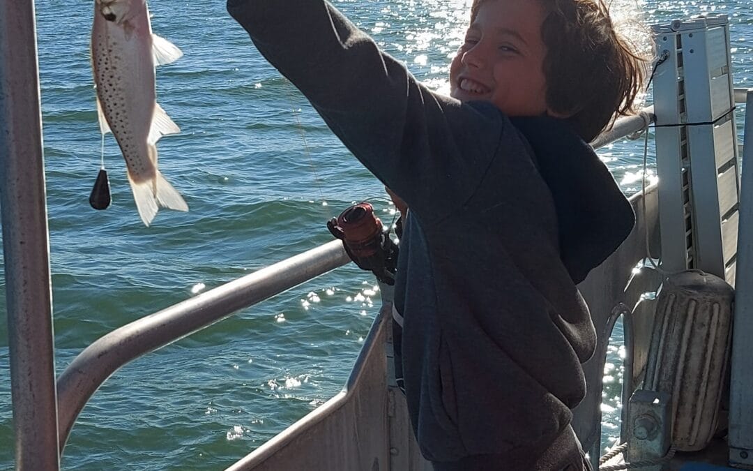 pêche à la ligne au Verdon sur mer